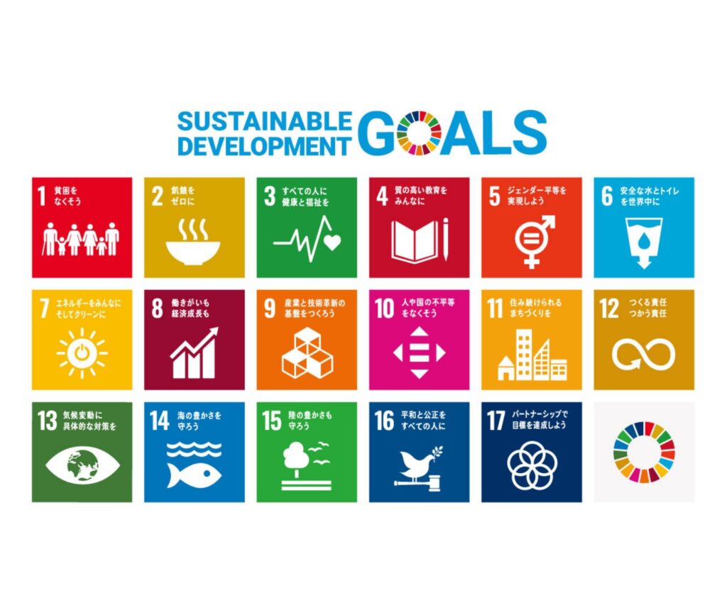 持続可能な開発目標（SDGs）17のゴールを示す画像