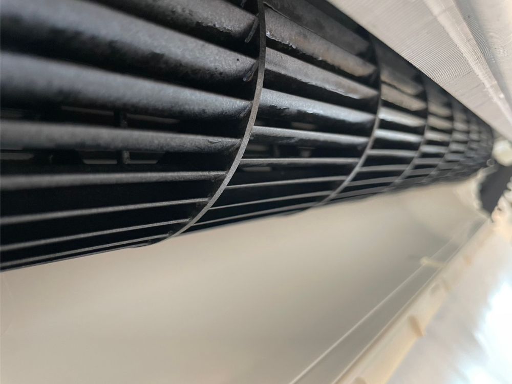 神戸市垂水区名谷町　通常タイプのエアコン分解クリーニング　アフター