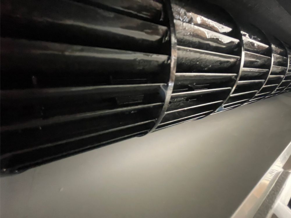 西宮市高松町　通常タイプのエアコンクリーニング　アフター