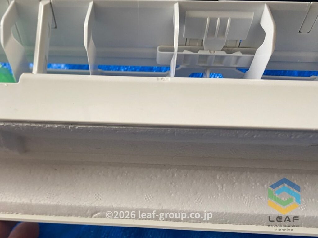 エアコンクリーニング後のドレンパン（神戸市中央区）