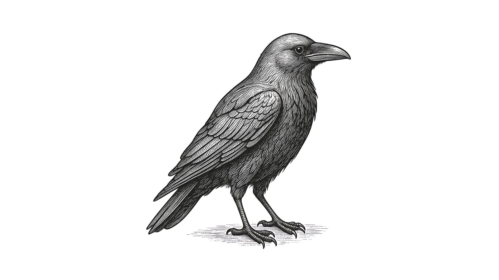 カラスのイラスト 害鳥図鑑