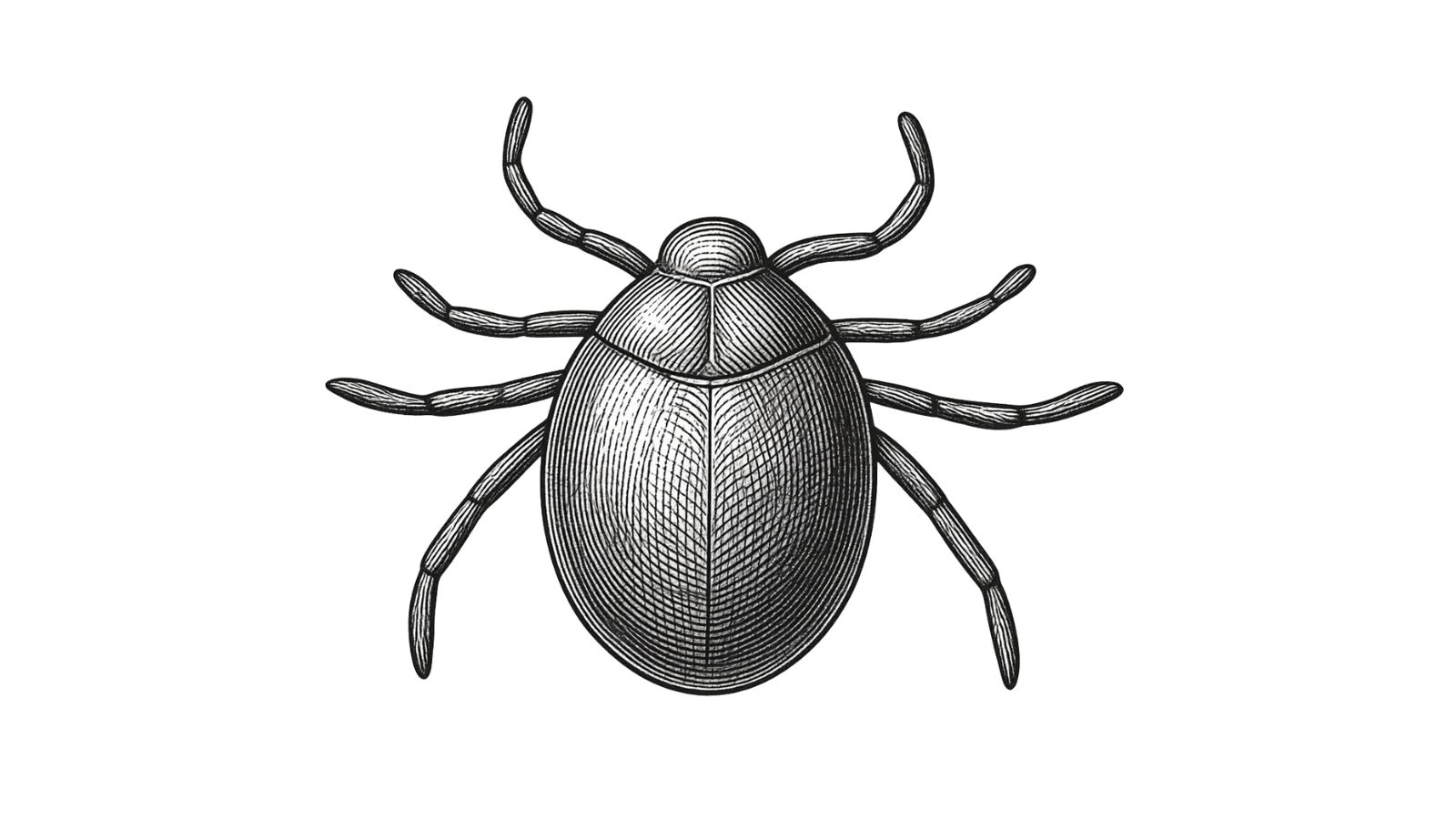 ダニのイラスト 害虫図鑑