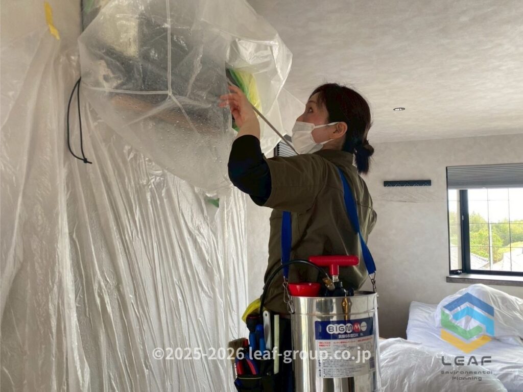 エアコン 内部 防虫