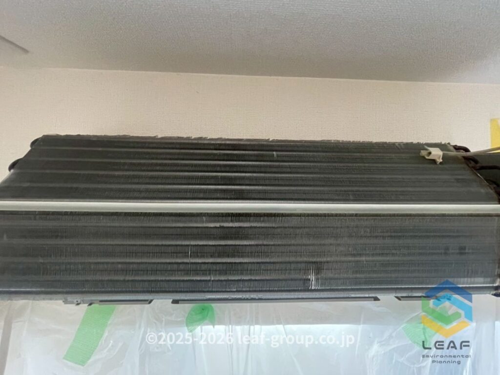 エアコン 熱交換器 洗浄後