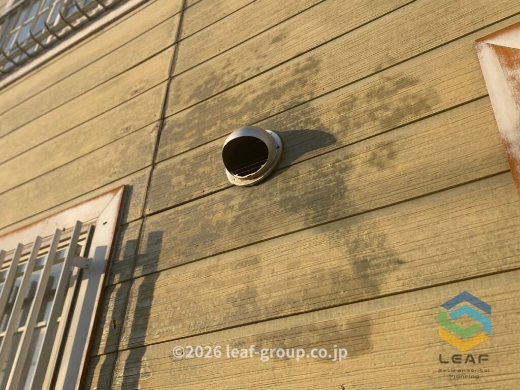 駆除後 外壁 ミツバチなし