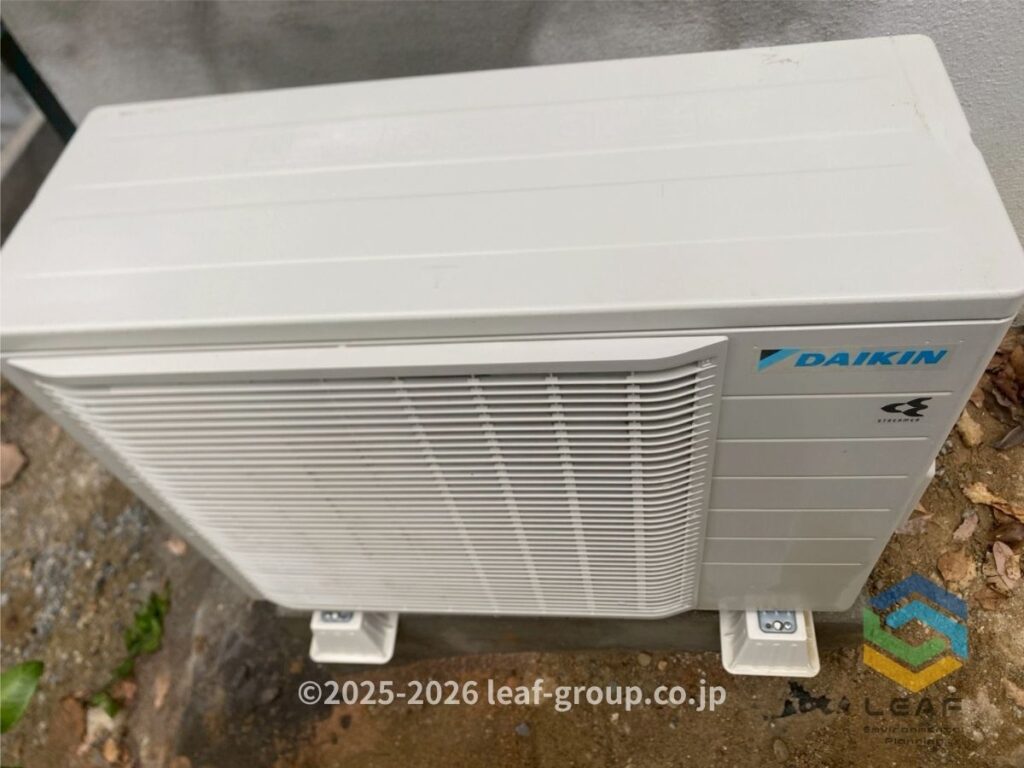室外機 洗浄後