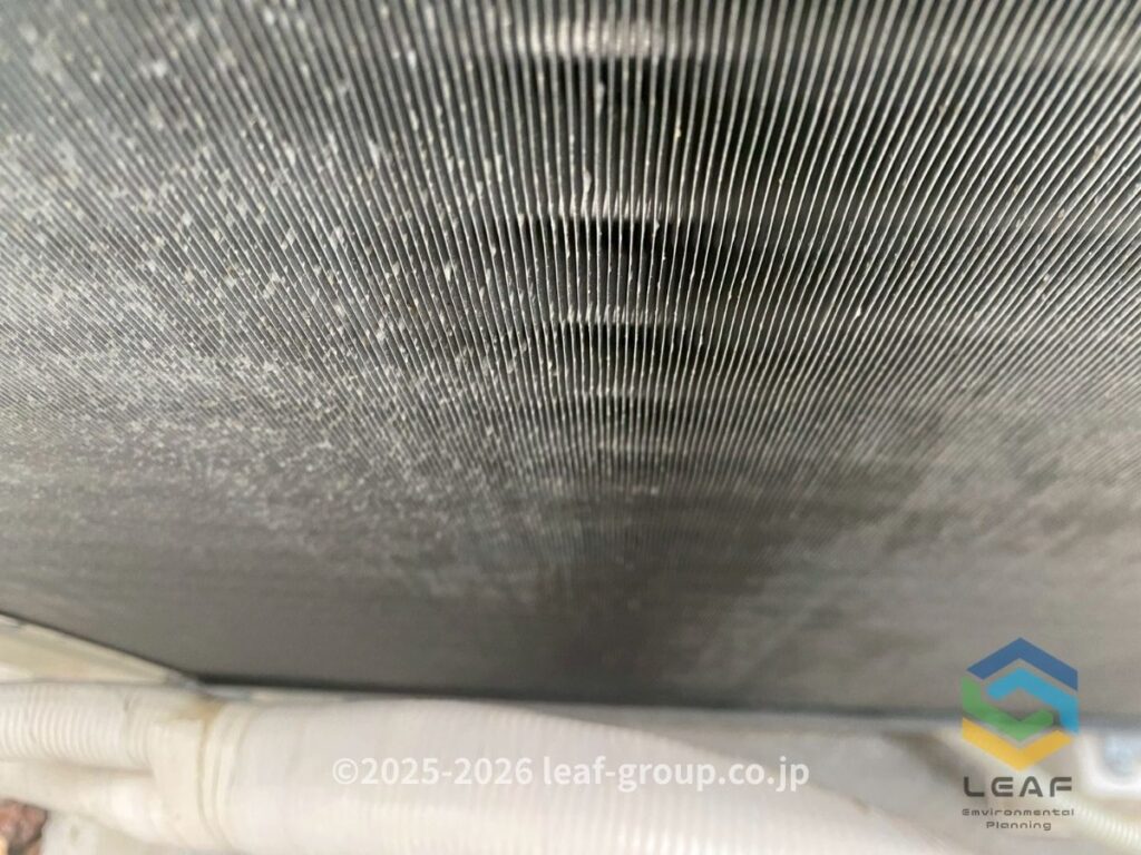室外機 アルミフィン 洗浄後