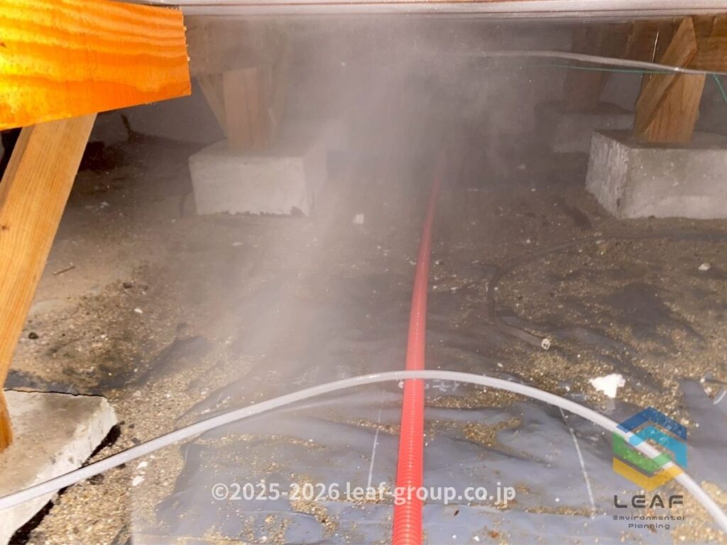 床下 薬剤散布 淡路市