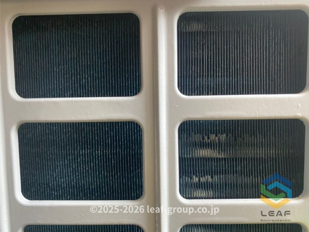 室外機 洗浄後