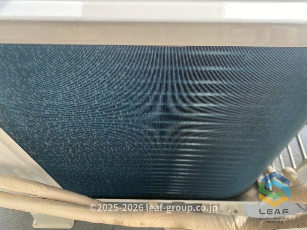 室外機 洗浄後