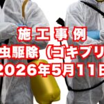 尼崎市の中国料理店で行ったチャバネゴキブリ駆除施工事例｜2026年5月11日