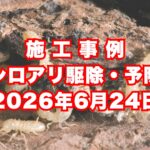 明石市の戸建てで行ったシロアリ駆除施工事例｜2026年6月24日